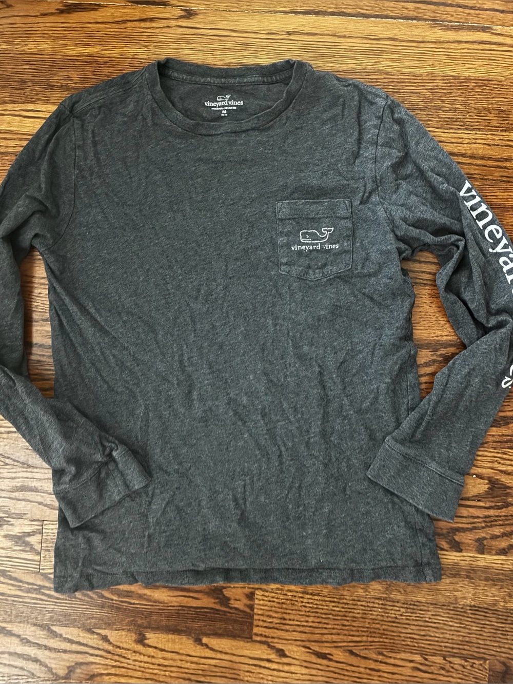 Vineyard Vines Boys' Long Sleeve Pocket Tee 12/14